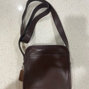 Brown Leather Crossbody Bag